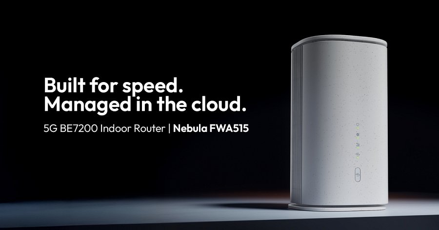Zbudowany dla prędkości. Zarządzany przez chmurę Wewnętrzny router 5G BE7200 | Nebula FWA515